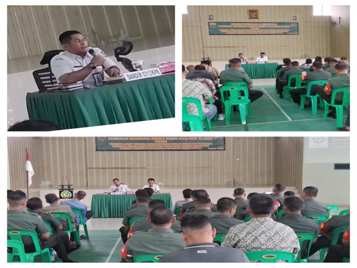 Kegiatan Sosialisasi dan Pembekalan Pembinaan Ketahanan Pangan Kodim 0313/Kampar 